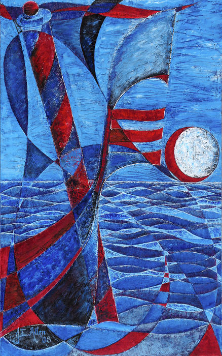 Blue Venitian Painting
